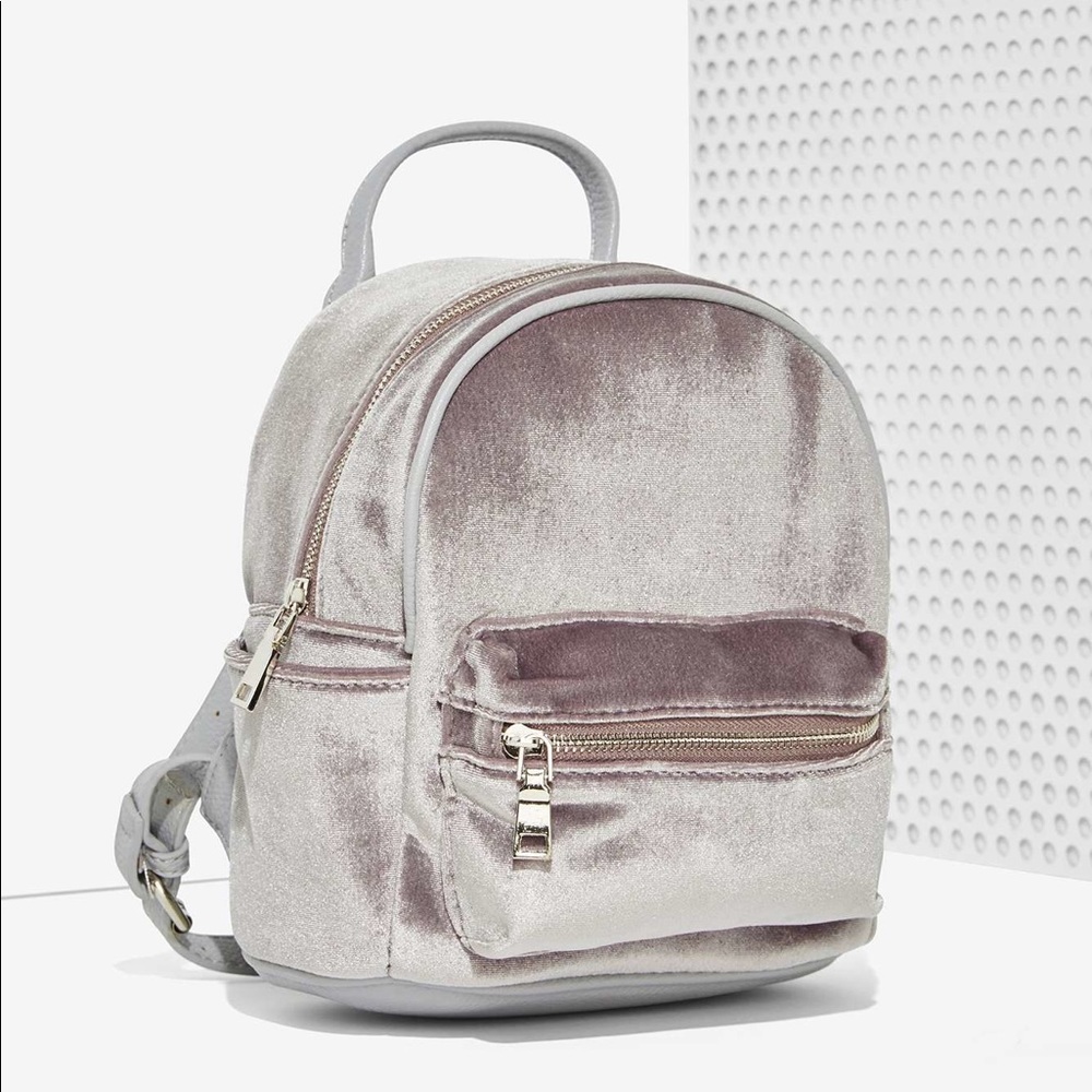 Nasty Gal ✨VELVET Margot mini backpack